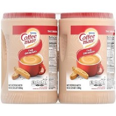 네슬레 커피 메이트 크리머 오리지널 비유제품 식물성크림 프림 파우더 56온스 x 2팩, 1.58kg, 1개