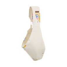 강아지 고양이 슬링백 이동가방 포대기, 1개, 흰색