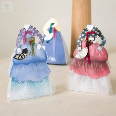 다소니디자인 전통 한복카드 고급감사카드