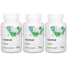 쏜 리서치 L 라이신 60캡슐 3개, 60정