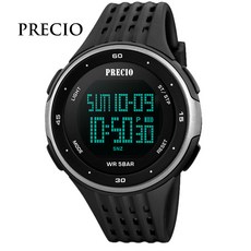 프레시오전자스포츠시계 PRECIO-N19 블랙 군인시계 군용시계 스포츠전자시계 N19