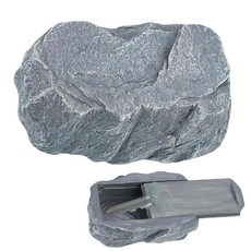 GUAOOYY스페어키하이더 외부용방수가짜바위숨겨진키홀더 열쇠를숨길수있는숨겨진칸 야외정원마당용안전홀더119244