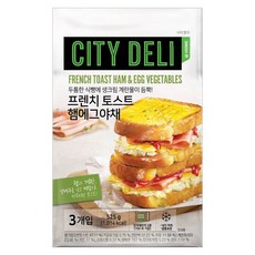 삼립 프렌치토스트 햄에그 야채 175gx3개입, 175g, 3개