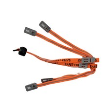패션턱끈 안전모턱끈, 10개, 주황색