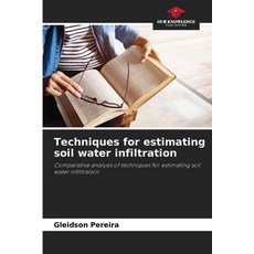 (영문도서)Techniques for estimating soil water infiltration Paperback, Our Knowledge Publishing, English, 9786208759995
