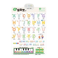 베베코지 사운드 벽보 포스터 동물 한글 영어 각 주제별 동요 30곡 이상, 베베코지 사운드벽보, 알파벳