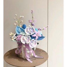 DIY 재료 투토리얼, 실버 phalaenopsis 포옹 버킷 재료 팩