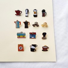 커피 뱃지 바리스타 홀빈 에스프레소머신 모카포트 프레스 탬퍼 드리퍼 커피기구 드립포트, 2.에어로프레스