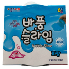 종이나라 바풍 슬라임, 파랑, 300g, 2개