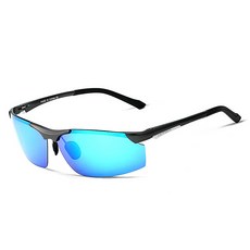 베스디아 편광 선글라스 VEITHDIA 6511 프레임(그레이) 렌즈(블루미러), 프레임(그레이) - 렌즈(블루미러), 1개