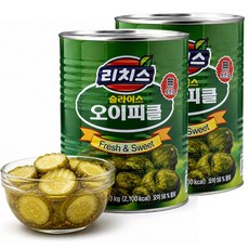 리치스 슬라이스 오이피클, 2개, 3kg