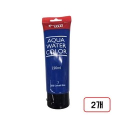 티티)아쿠아대용량물감(파랑/220ML) 2개입