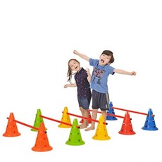 키즈 유아 체육 운동 교구 허들콘 시스템(30cm) 낱개, 오렌지