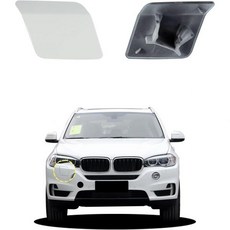 BMW X5 F15 F16 35dx 35i 35ix 40ex 50ix 2014년2018년 전면 범퍼 헤드라이트 세척기 커버 노즐 51117378589 51117378590 US, Left Drivers side, Mineral white