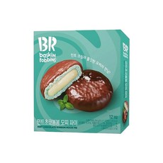 배스킨라빈스 민트초코봉봉 모찌 파이 12p, 6개, 264g