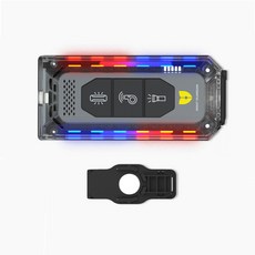 나이트가디언W 신형U클립 호루라기 호각 경광등 안전표시등 경고등 후미등 랜턴, 1개, TW752060