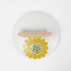 비채 해바라기 쌀독 항아리 뚜껑 10kg용, 혼합, 1개