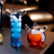 신기한 물병 투명 물컵 음료 보틀 칵테일 음료수 유리 키 큰 만다린 오리 컵 × 1개 1개, B타입 × 1개 × 1개