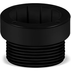 파티오 아웃도어 1 34인치 인서트블랙용 타이 풀 우산 안정기 어댑터 나사형 슬리브 폴, White