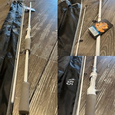 子甄彣璟 1.65米 M調 路亞竿，輕量化設計，高韌性竿身，舒適握把，適用多種釣法, 白色-槍柄