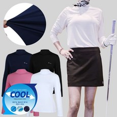 여성냉감티 여성 냉감 이너웨어 하이넥 베이스레이어 티셔츠