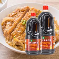 돈까스덮밥소스 가츠동소스 쯔유 까스오풍쯔유 업소용 대용량 1.8L, 1개