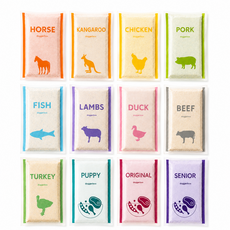 강아지화식 도거박스 샘플팩 사료토핑, 50g, 12개, 50ml, 소+닭+오리+연어, 기본라인업600g