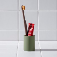 JAJU 실리콘 원형 다용도 꽂이_카키 499385