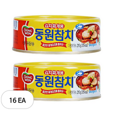 동원에프엔비 김치찌개용참치, 210g, 16개