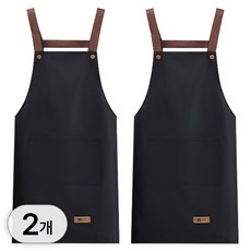 1+1 방수 심플 깔끔한 앞치마 공방 작업 주방 서빙