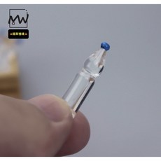 隨草憶境 迷你仿真礦泉水水瓶 (極小高透1入/5入) BJD袖珍食玩微縮場景模型, 1個, 單入