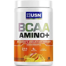 USN BCAA 氨基+芒果菠蘿味, 1個, 273g