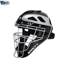 BRETT 布瑞特 捕手護具 全罩式成人用捕手頭盔 強化 B-CH06, 白(00), 1個