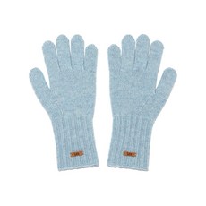 브랜드정품 리 LEE 울 혼방 배색 니트 장갑 라이트블루 362004