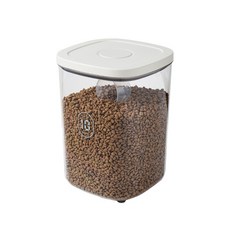 露營中毒本鋪 寵物飼料桶 真空密封儲糧桶 大容量, 1個, 大款