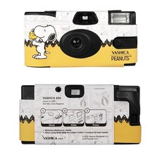【eYe攝影】現貨 卡通聯名款 YASHICA Kitty 史努比 庫洛米 35mm 即可拍 底片相機 一次性 拋棄式, 1個, 1.漫畫史努比