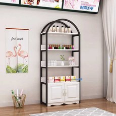 화장품 진열대 향수 판매대 디스플레이 진열장 매대, 길이80폭30높이180cm(블랙)