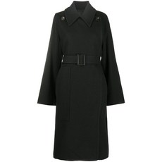 릭 오웬스 벨트 밀리터리 스타일 코트