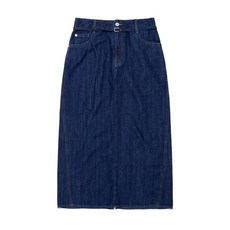 매장정품 리 LEE 우먼 린넨 미디 데님 스커트 인디고 미듐 LE2602SR72IM 734738
