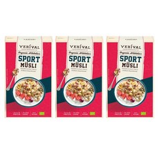 베리발 뮤슬리 스포츠 스트로베리 체리 뮤즐리 300g x3개 Verival Muesli