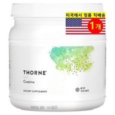 Thorne 쏜리서치 크레아틴 462g 뇌 영양제, 1개
