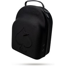 핀 앤 에이스 모자 캐디 - 프리미엄 여행용 케이스 하드 쉘 6개의 모자를 보관할 수 있음 통풍 이지 그립 핸들