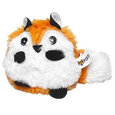 FOFOS 狐狸毛絨響紙貓玩具, 橘+白, 1個