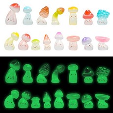 해외 WOZADU 49피스 야광 미니 레진 엘프 피규어 인형의 집 장식용 작은 유령 미니어처 물건 요정 정원 마이크로 조경 장식 케이크 토퍼 미국매장정품+ 1724244