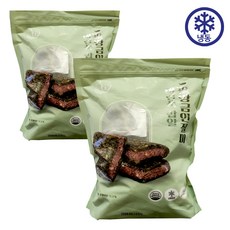 창억떡 어린쑥 밥알 팥앙금인절미, 2개, 1.1kg