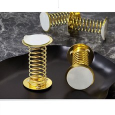 스프링 DIY장식 악세사리 차량 오뚝이 골드, 1개