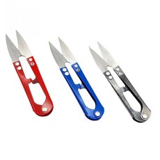 쪽가위 수선 실밥정리 뜨개용품 공예 라인커터 가위, 1개, 기본