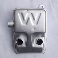 63CC 3마력 2행정 예초기엔진 미니관리기 엔진, 중간 배기 소음기, 1개