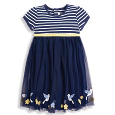 JoJo Maman BeBe 兒童純棉薄紗洋裝
