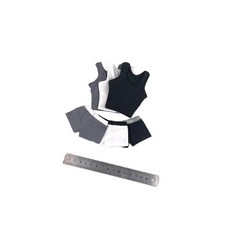 NCCTOYS 피규어 근육바디용 1/6 속옷 의상 인형옷 가챠 굿즈, 회색
